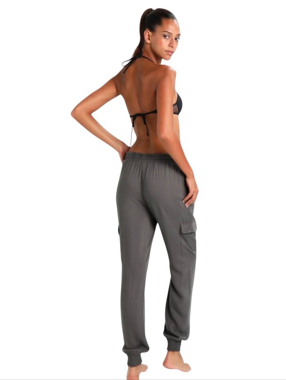 LASCANA Cargo Jogger Pants - Picture 4 of 5